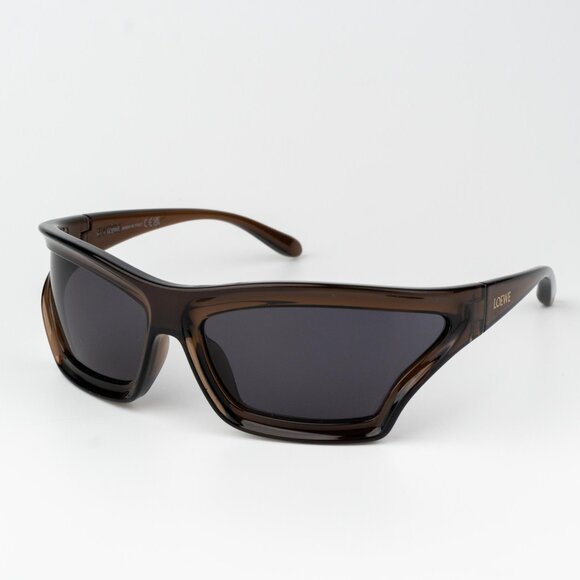 Loewe SIGNATURE Men Sunglasses Brown Grey Mask LW40143U 47A BRAND NEW - Picture 2 of 11